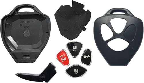 Miniatura 2 de Horande Funda de repuesto para llavero de 3 botones para Toyota Scion TC RAV4 2008-2013 Avalon 2007-2011 Camry 2008-2013 Corolla 2009-2014 Venza sin