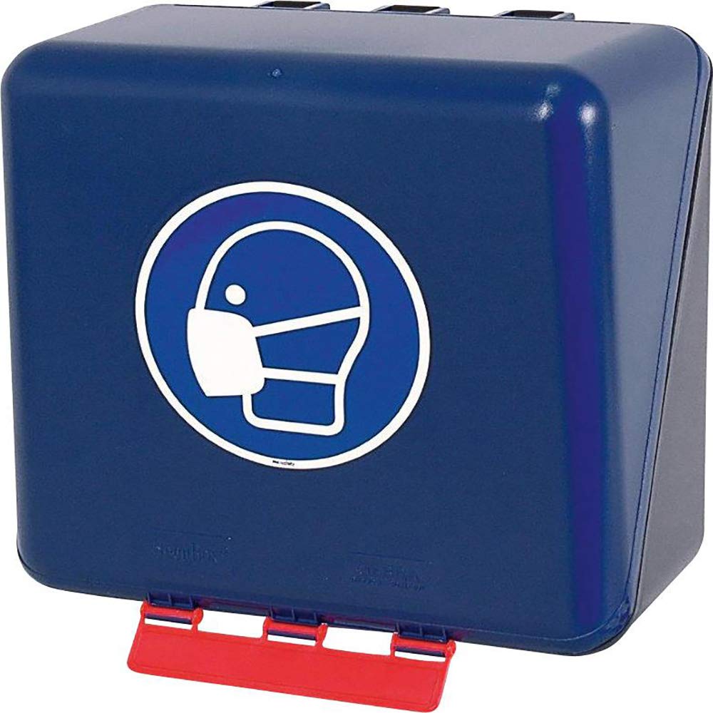 Boîtes de rangement standards pour EPI avec pictogramme"Masque obligatoire"