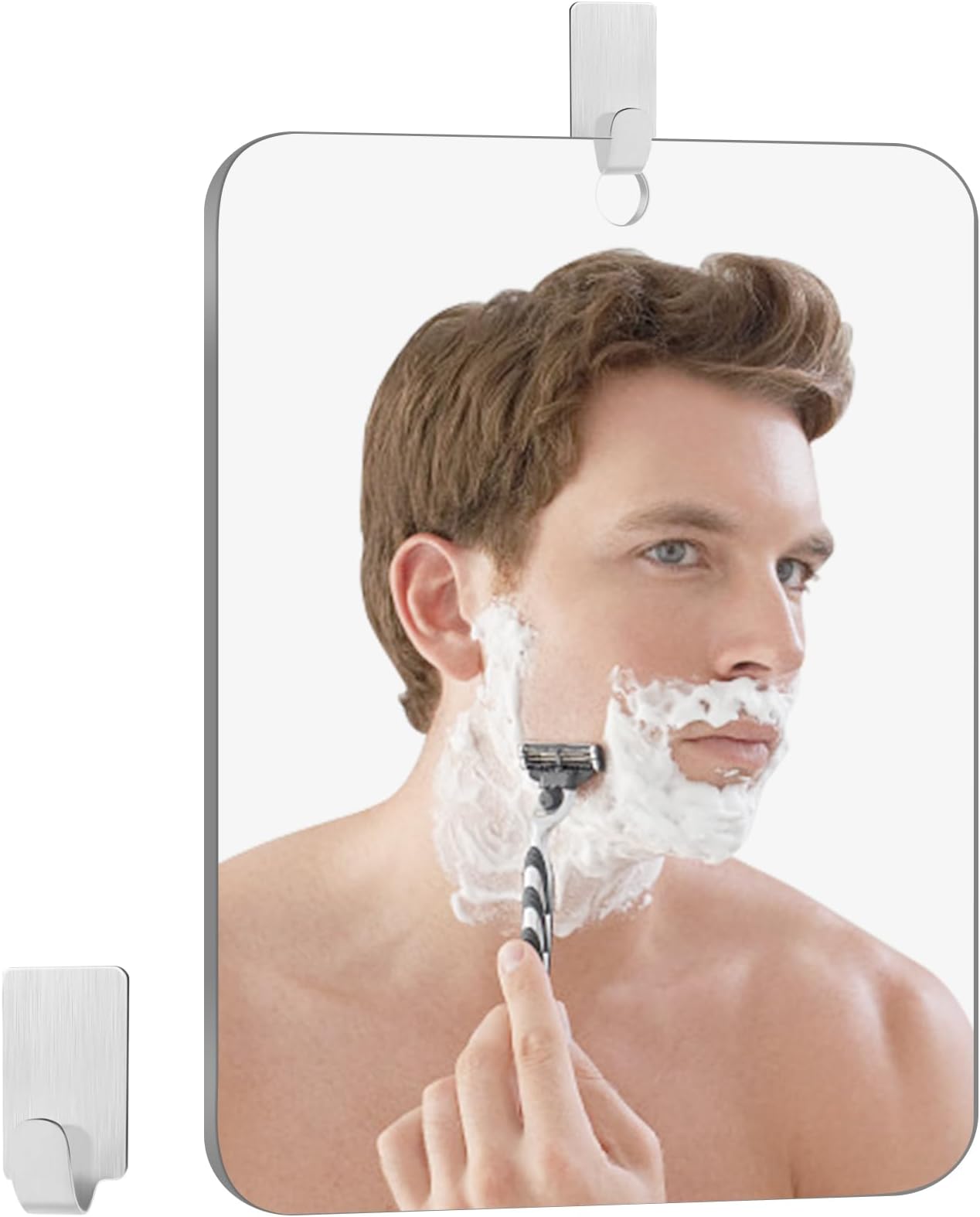 Amazon.com - The Shave Well Company Deluxe Anti-Fog Shaving Mirror ...