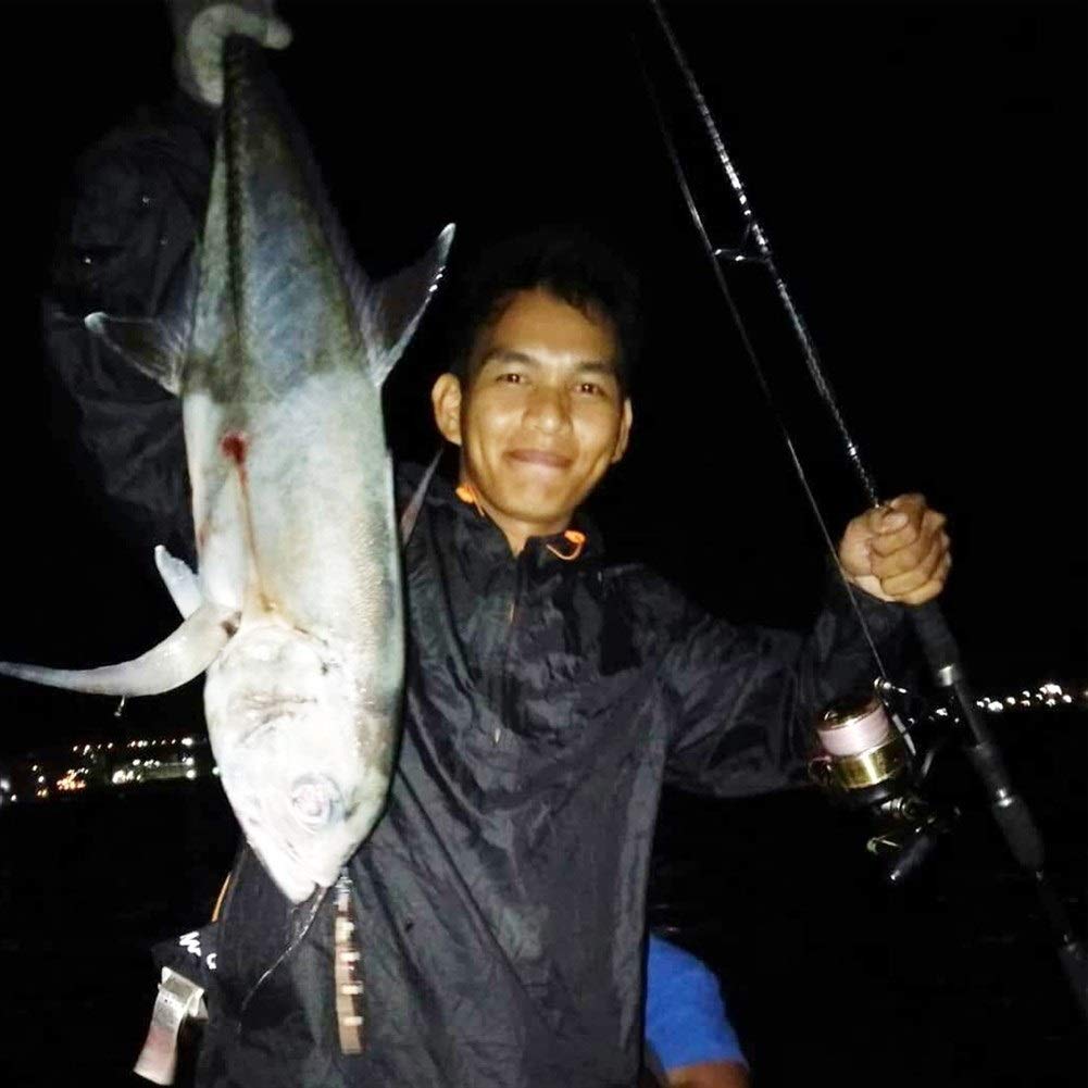 Caña de Pescar Telescópica,Caña para Mar Jigging Lenta caña de Pescar 1.68m .8m alimentación 5kg Océano Barco Carbono Caña 80-200g100-250g por el mar Rod