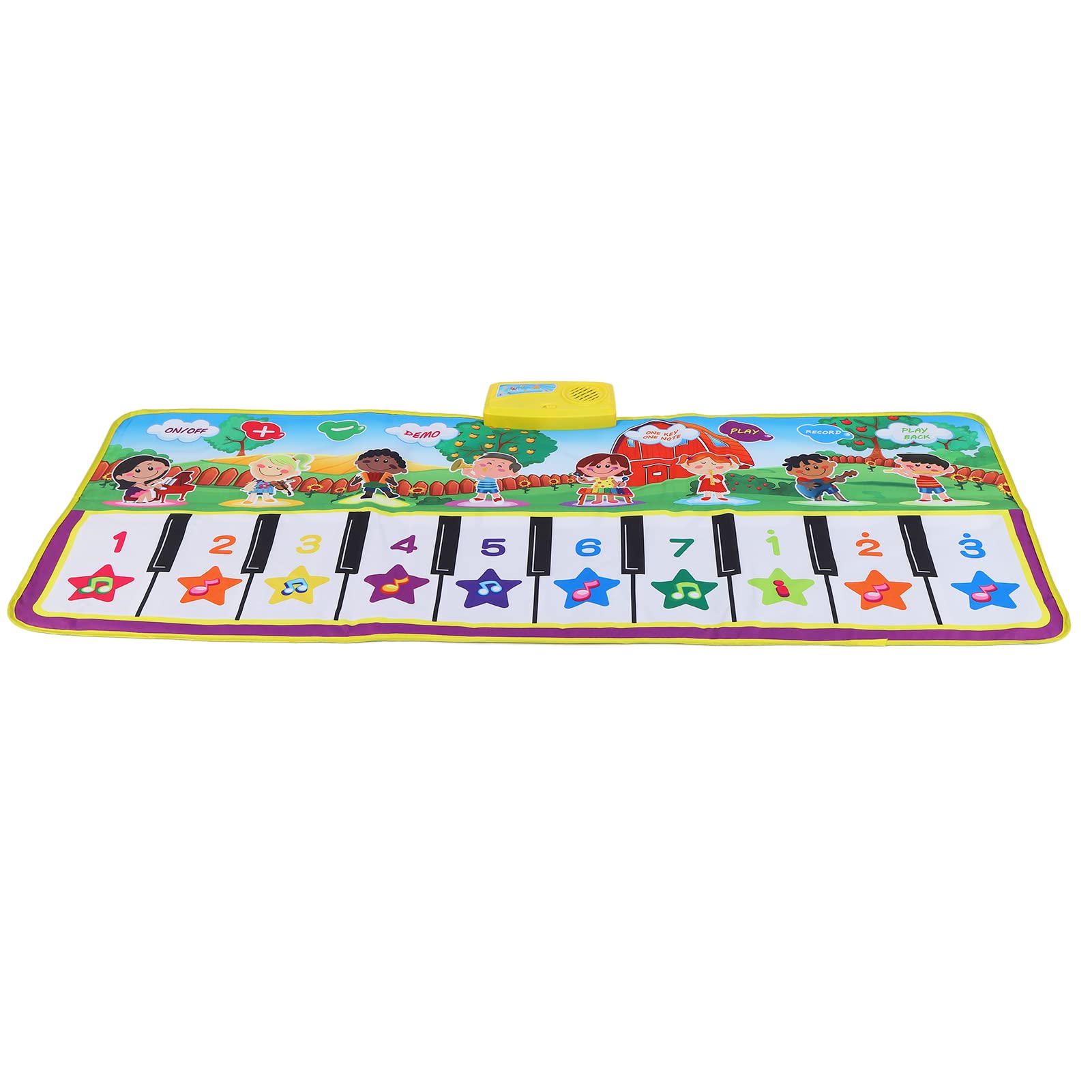 Tappetino Musicale Il Materiale Antiscivolo dai Colori intensi e insapore migliora Le capacità dei Bambini. Tappeto Musicale per l'area Giochi