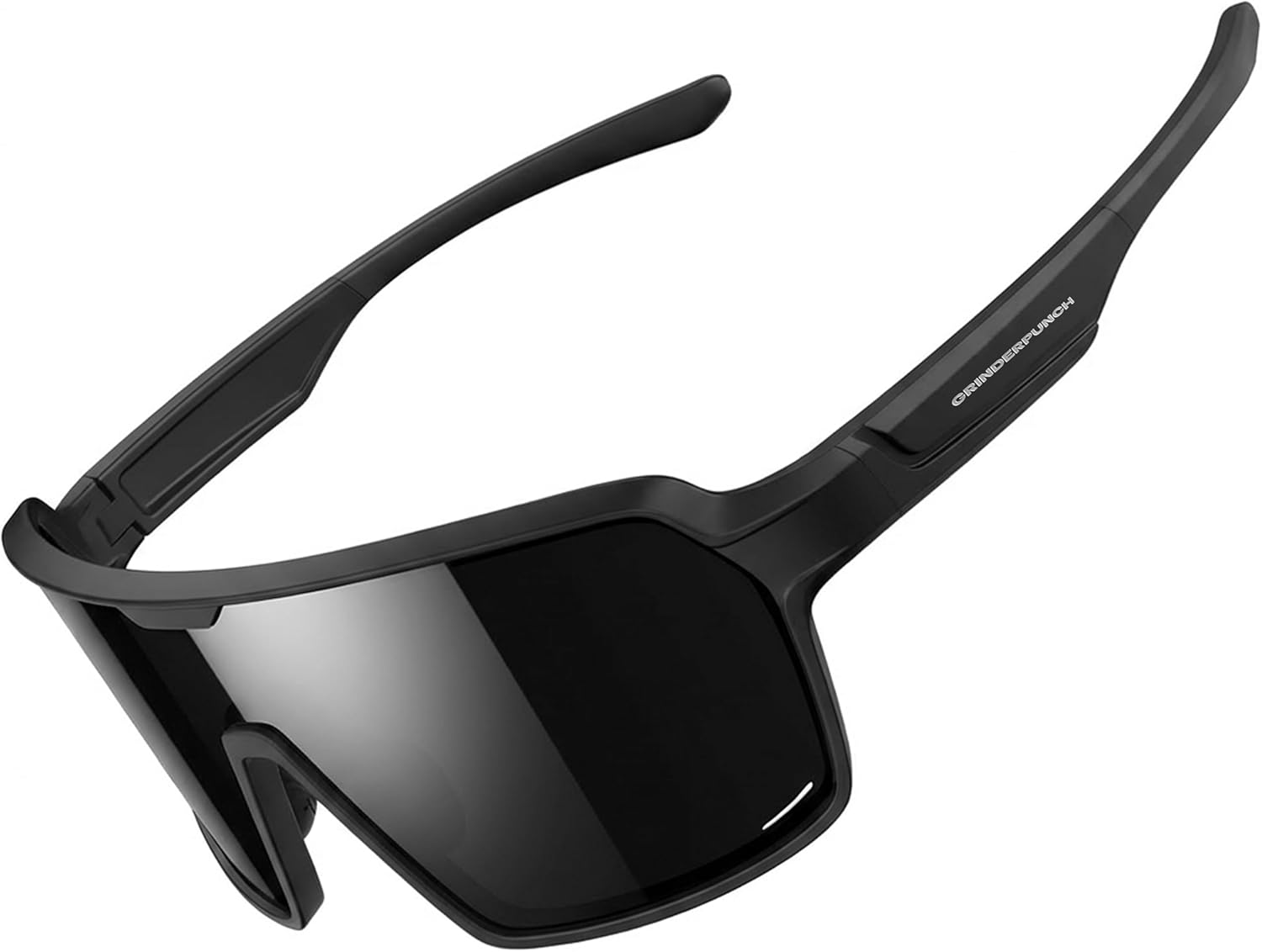 grinderPUNCH Polarized Sports Sunglasses for Men Women UV Protection Shades for Baseball Running Cycling Skiing & Pickleball