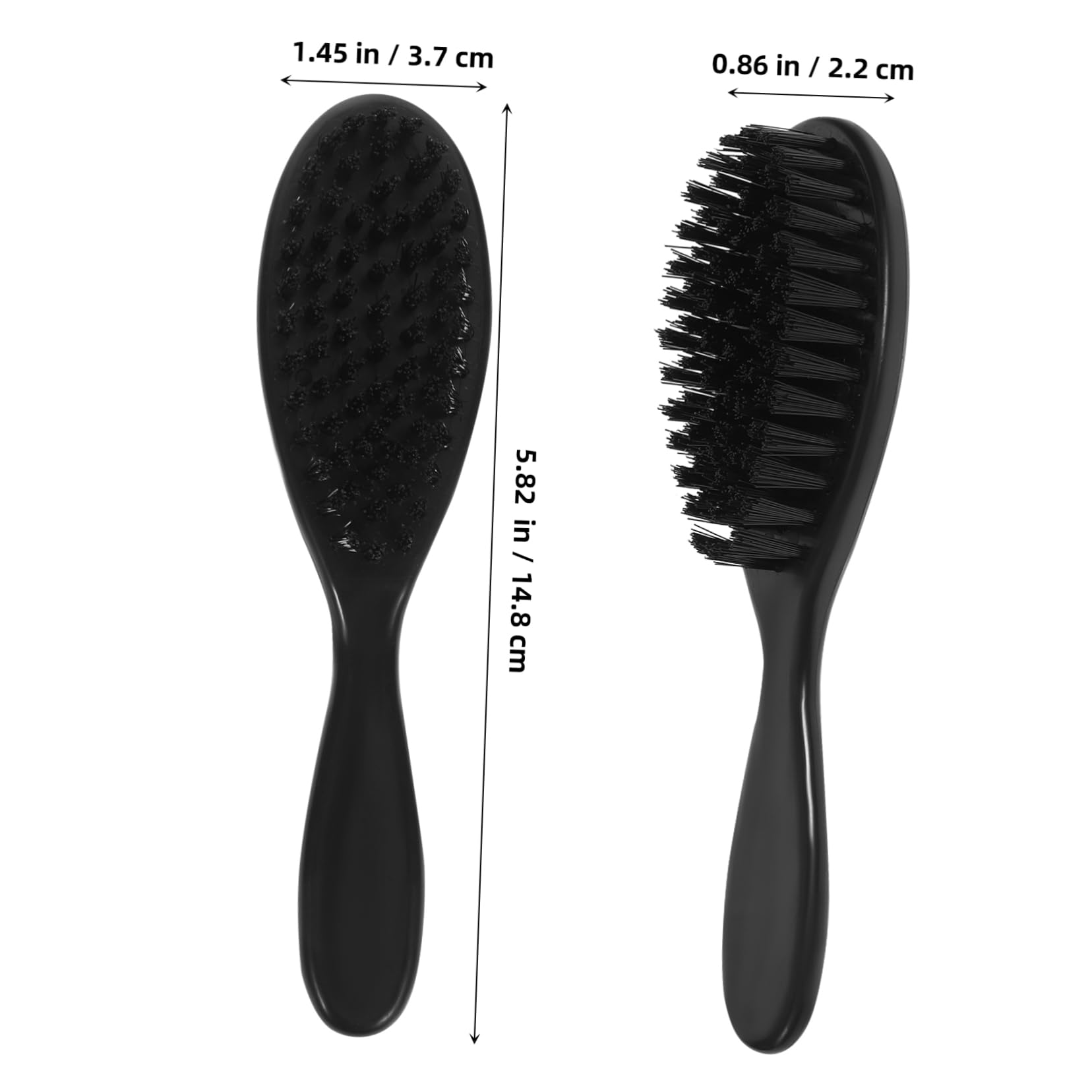 OHPHCALL Barber Beard Brush 4pcs Soft Bristles Men's Face Brush for Beard Grooming