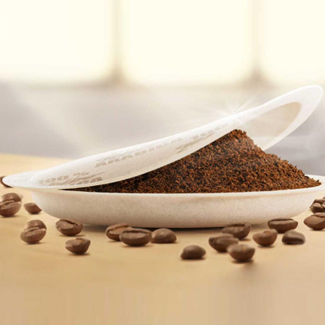Tchibo Black 'n White 100 Kaffeepads 4 x 740g (2960g) - Arabica, Maxipac