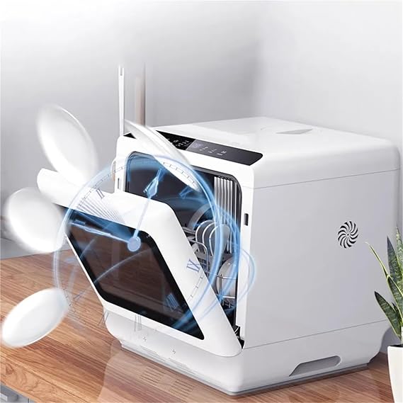Portable Dishwasher, Household Mini Dish Washer Desktop Kitchen Dishwasher Cleaner Tableware Wash Machine,Countertop Dishwasher