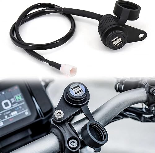 Adaptador de cargador USB doble para motocicleta de 12 V DV para Yamaha Tracer MT-07 MT-09 SP FZ-09 FZ-07 Tracer XSR 700 900 encendedor de