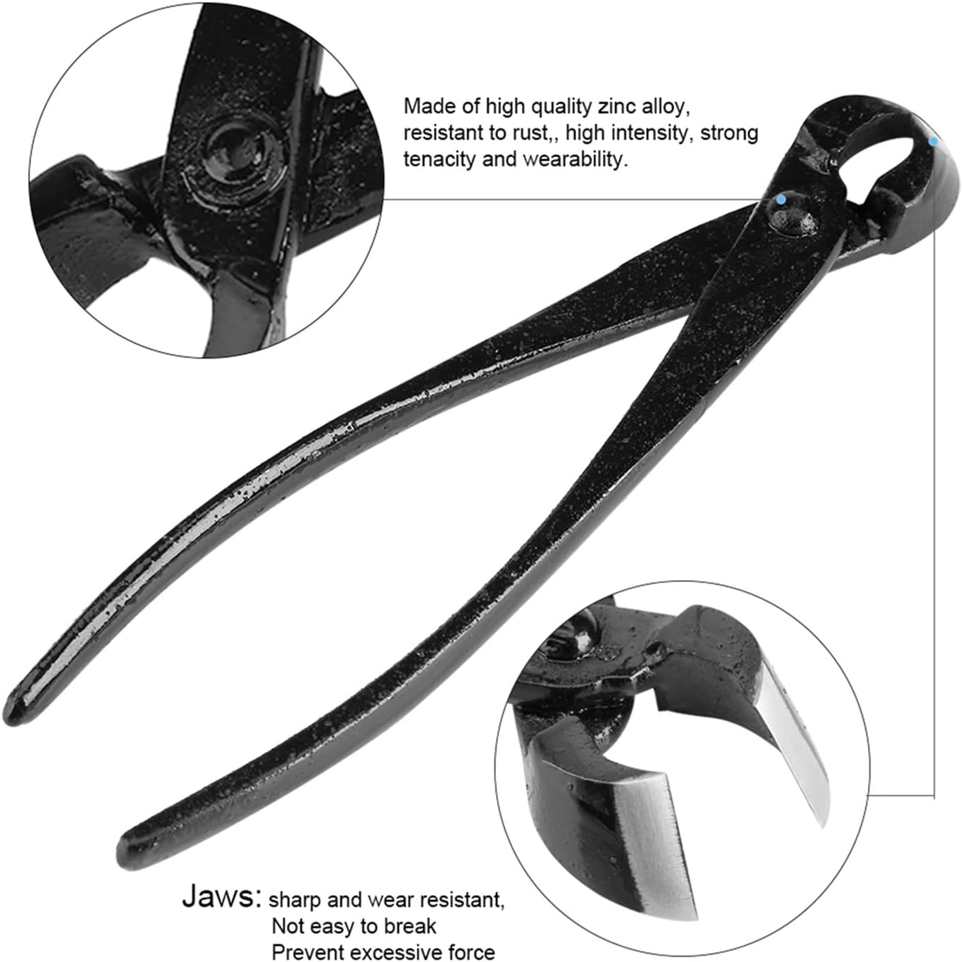 Professional Bonsai Tool Kit, 205mm Zinc Alloy Branch Cutter Pruning Shears, Complete Gardening Tool Set for Bonsai Tree Care, Succulent Plants, Trimming, Shaping, for Beginners, Experts