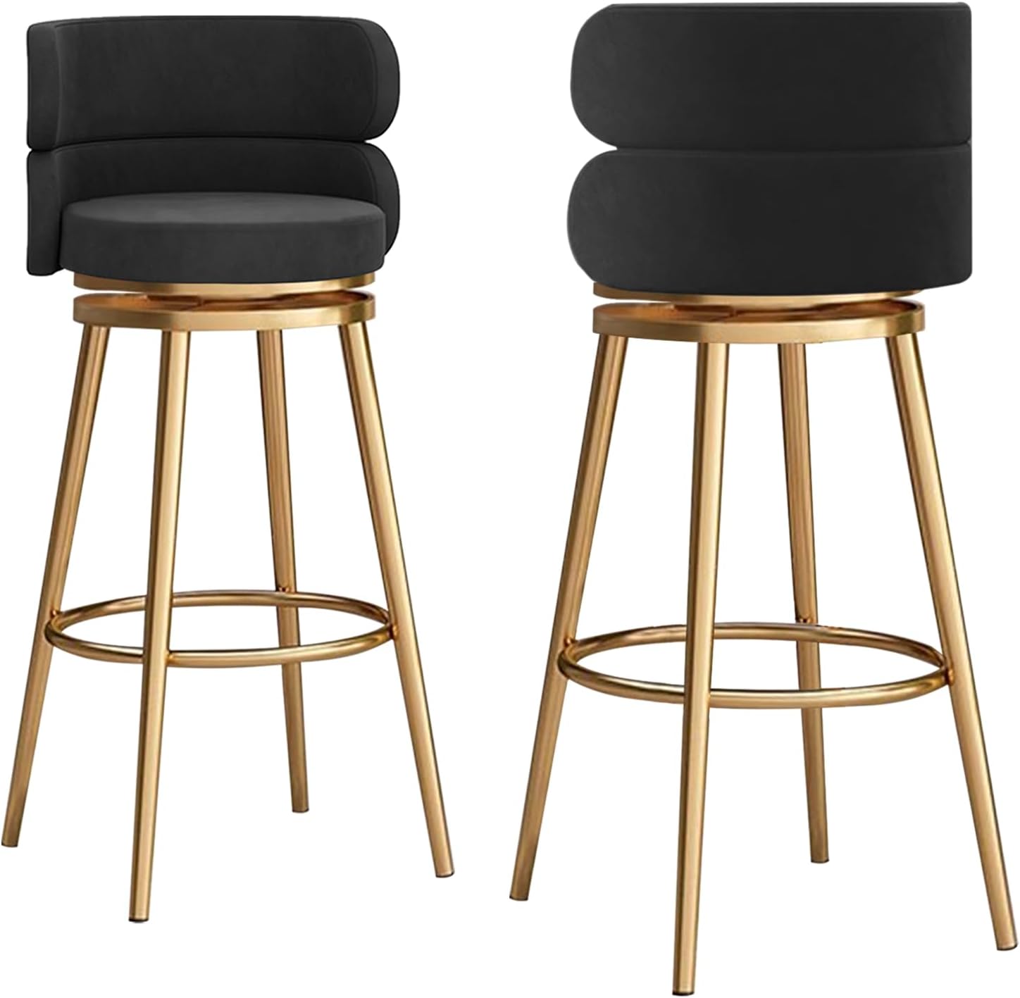 Tabourets de Bar Hauteur comptoir avec Dossier, Pieds en métal et — free download