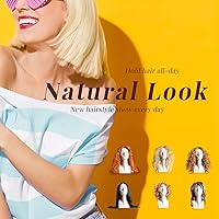 Vista 6 de IKOCO Gorra de peluca HD, 8 piezas, gorra de peluca transparente para mujer, con encaje frontal, ultra fina, color marrón