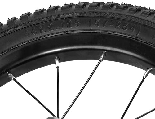 Vista 12 de JOYSTAR 12 14 16 18 20 Inch Kids Bike Front Wheels Replacement Bicycle Wheels with 12-20 Inch Solid Air Rubber Tire & Inner Tube Don't Fit Huffy