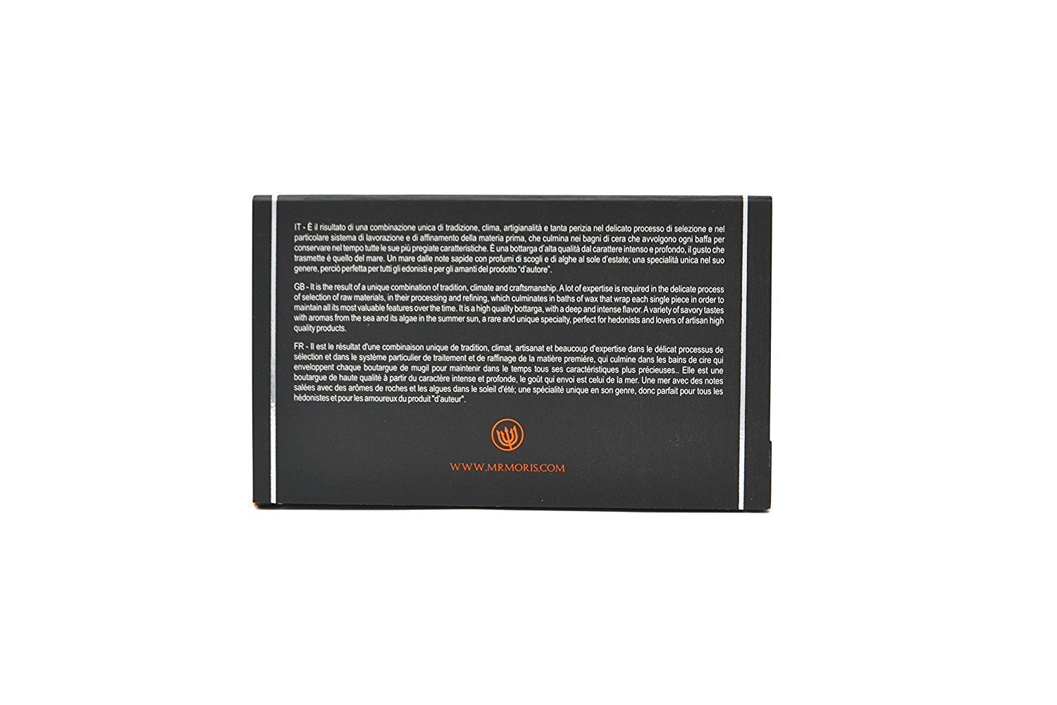 Boutargue de Thon Jaune Mr Moris Qualitè Premium Kosher Poutargue Bottarga (Small - 85Gr ca)