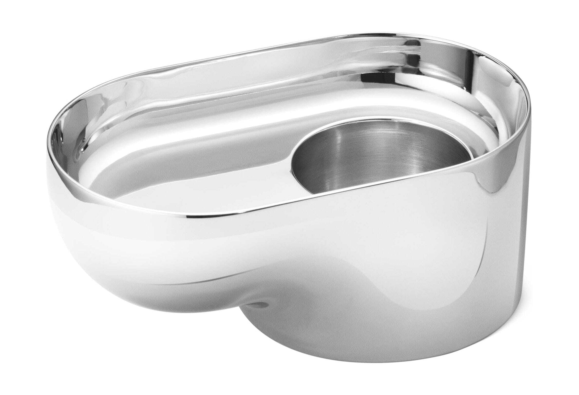 Georg Jensen Nendo bougeoir photophore acier inoxydable miroir decoration interieur