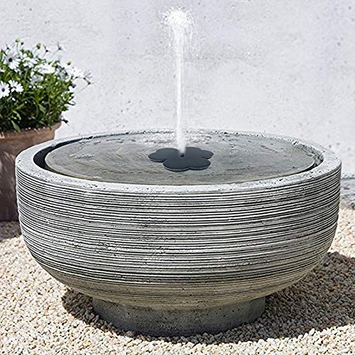 5 Shapes Powered Fountain Birdbath Waterpomp drijvende tuin Decoratieve Fountain Nozzle Pool Ponds fuentes de jardin Accessoires voor fonteinfonteinen in de tuin (Color : Shape D) - Image 6