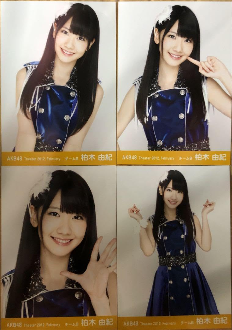 Amazon.co.jp: 柏木由紀 生写真 コンプ 月別 2012Feb 4枚 セット AKB48 
