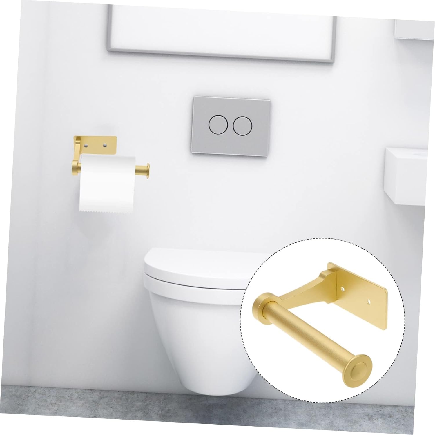 Classic Wall - Mounted Toilet Paper Holder, Elegant Bathroom Accessory for RV, Camper & Home