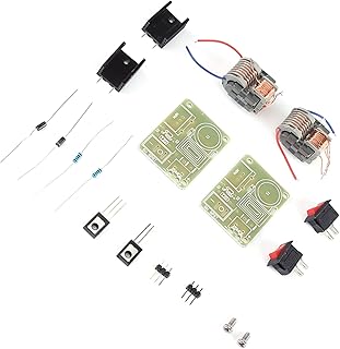 2 Sets 15KV High Voltage, high Voltage Generator Flyback Transformer Generator Inverter Arc Igniter Coil Module Disassembled Parts
