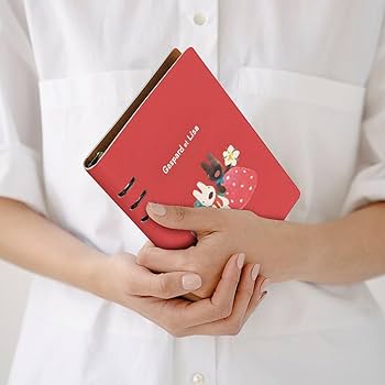 Amazon.co.jp: リサとガスパール いちご システム手帳 PU ノート