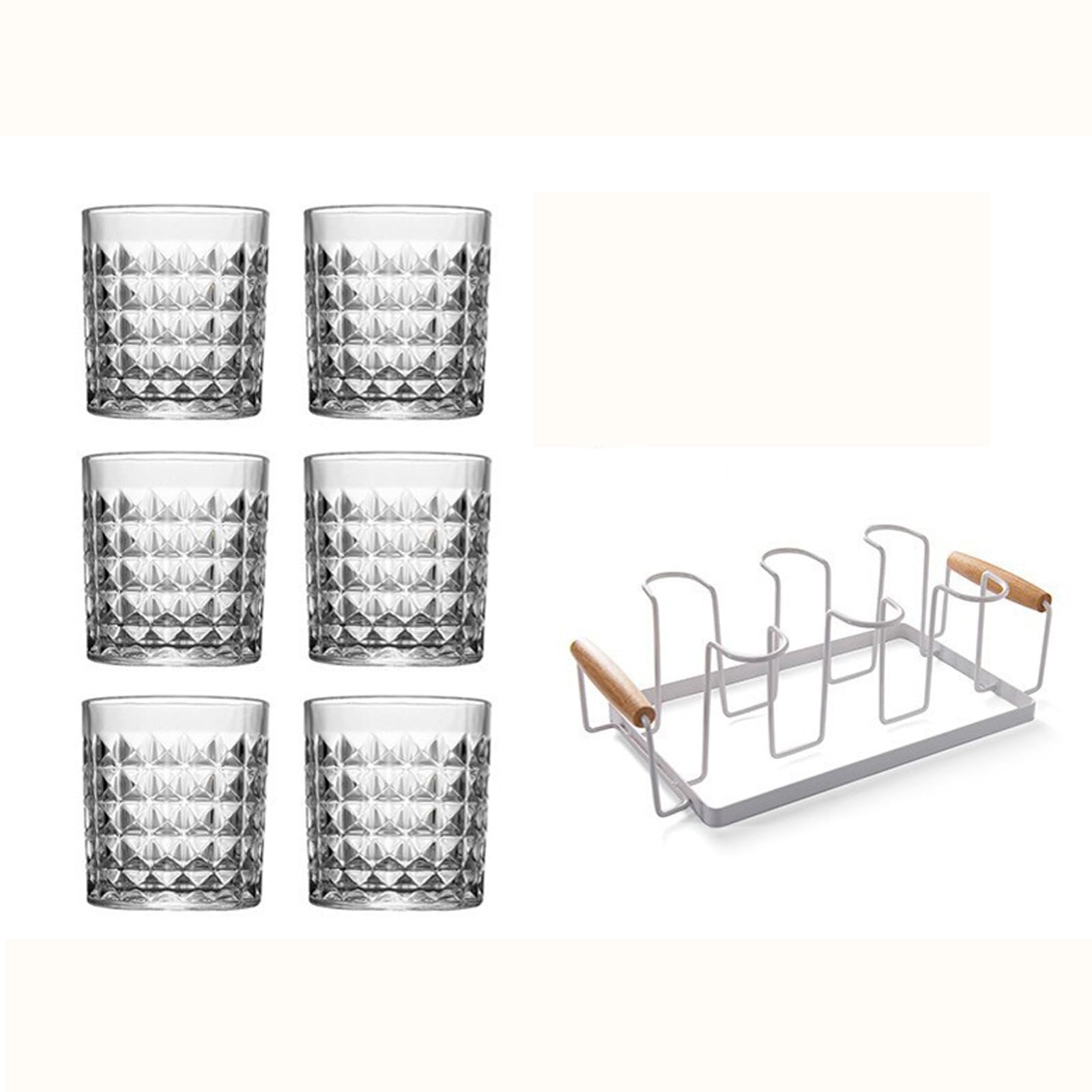 Meoky Szklanka do whisky, szkło kryształowe do użytku domowego, szklanka do piwa, zestaw szklanek barowych,3