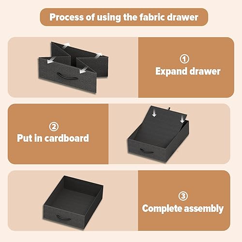 Miniatura 5 de WOHOMO Escritorio para computadora con cajones, escritorio pequeño de tocador de 39.3 pulgadas con almacenamiento, escritorio de dormitorio para