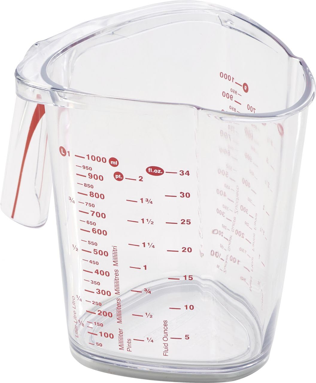 Verre Doseur Arendo 600ml - Graduation Ml/onces, Bec Verseur | Idéal Cocktails Et Cuisine