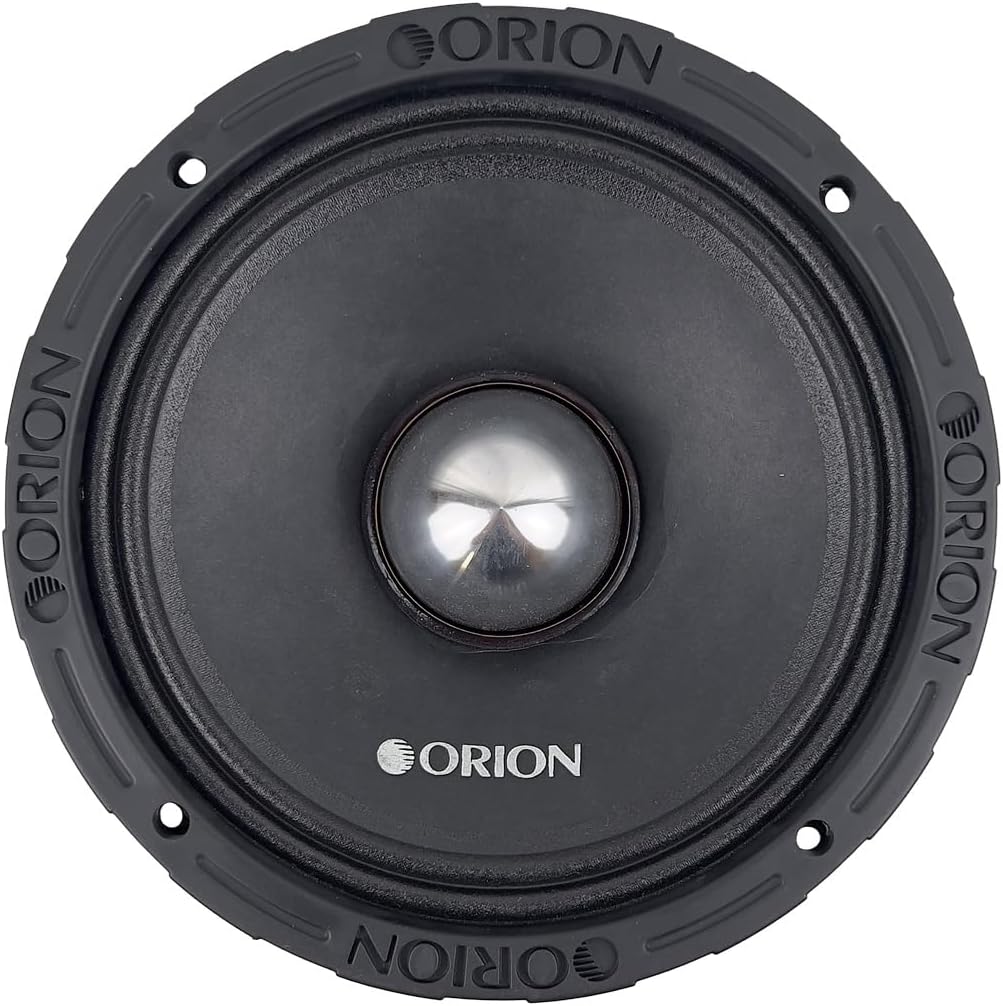Orion XTRPRO XPM854MBF High Performance 8” Mid-Bass Bullet Loudspeakers, 2000W Max Power, 500W RMS, 4 Ohm, 2.5" Voice Coil - Pro Car Audio Stereo, Midrange Speakers (Pair)