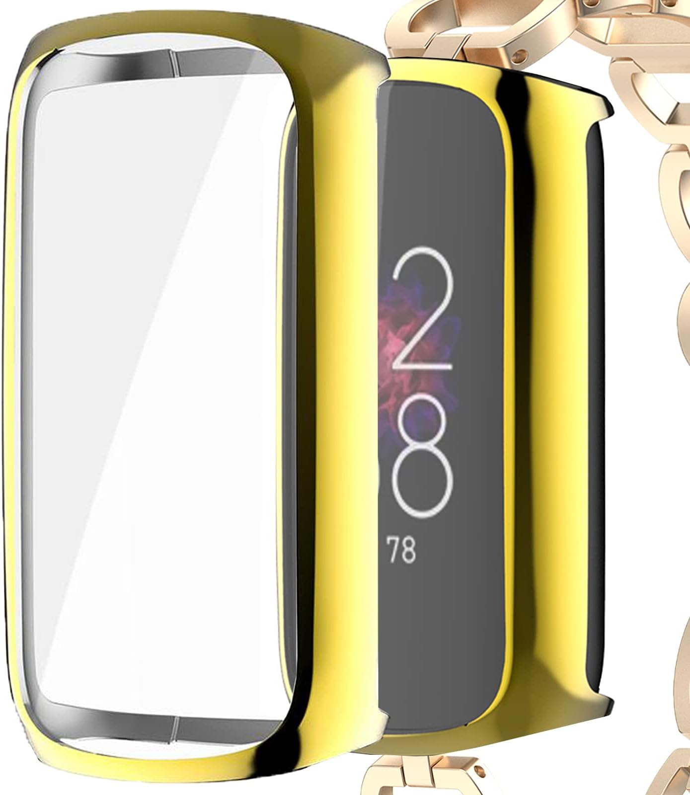 Screen Protector Case Compatible with Fitbit Luxe