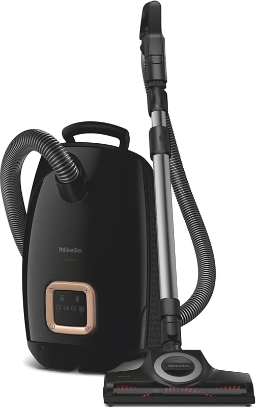 Miele Guard L1 Cat & Dog Toz Torbalı Elektrikli Süpürge, Obsidian Siyah, 890W Motor Gücü, 3.5L Toz Haznesi, Turbo Başlıklı