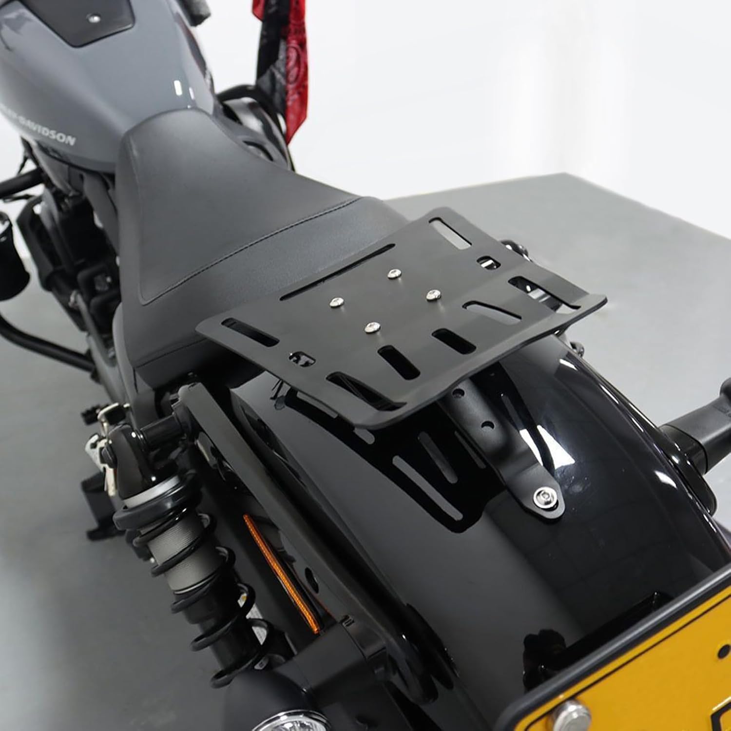 Luggage Carrier Bridge Rack for Harley Nightster 975 RH975 2023 2022 Black Rear Seat Luggage Rack Nightster