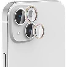 [Glitter Colorful][2 sets] for iPhone 13 /iPhone 13 Mini Lens Protector,Tempered Glass Camera Cover Screen Protector,Ultra HD 9H Scratch Resistant Camera Screen Protective Lens Film