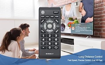 Universal Replacement Remote for Insignia LCD TVs - Compatible with Select 2019-2023 Models, No Programming Required