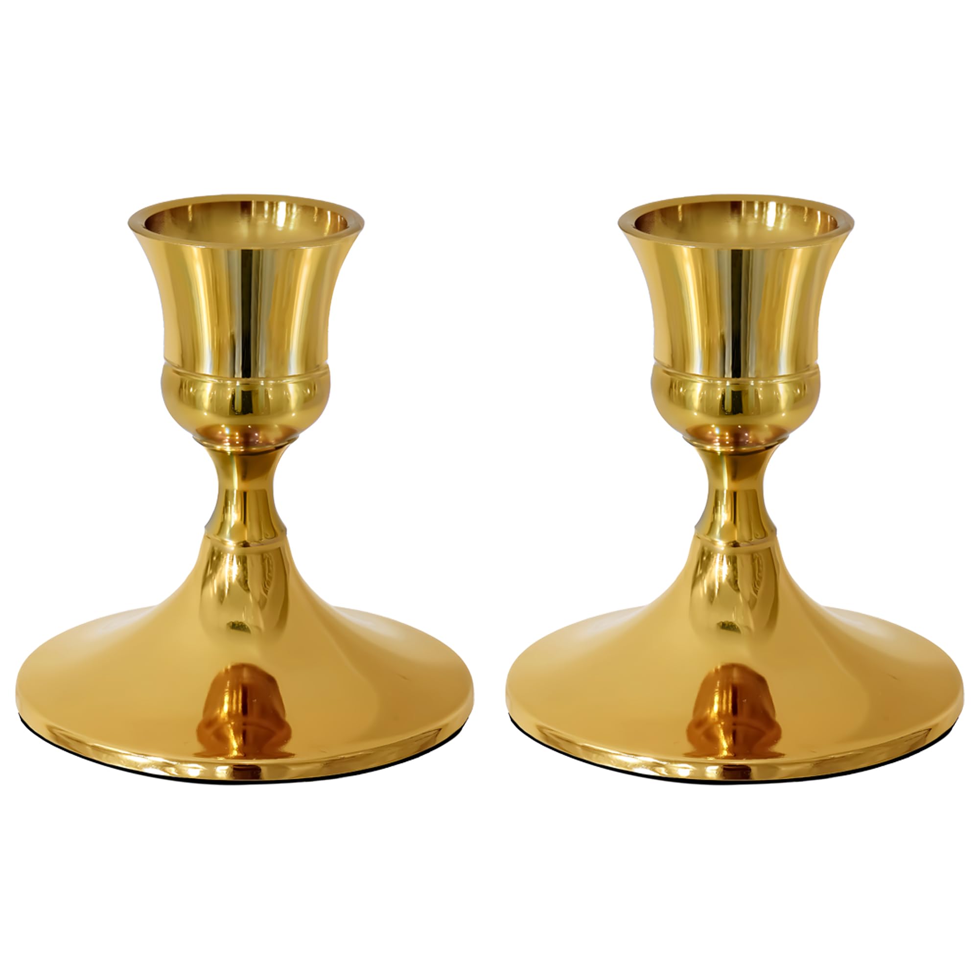 Bougeoirs en métal doré vintage pour sublimer votre décoration d'intérieur