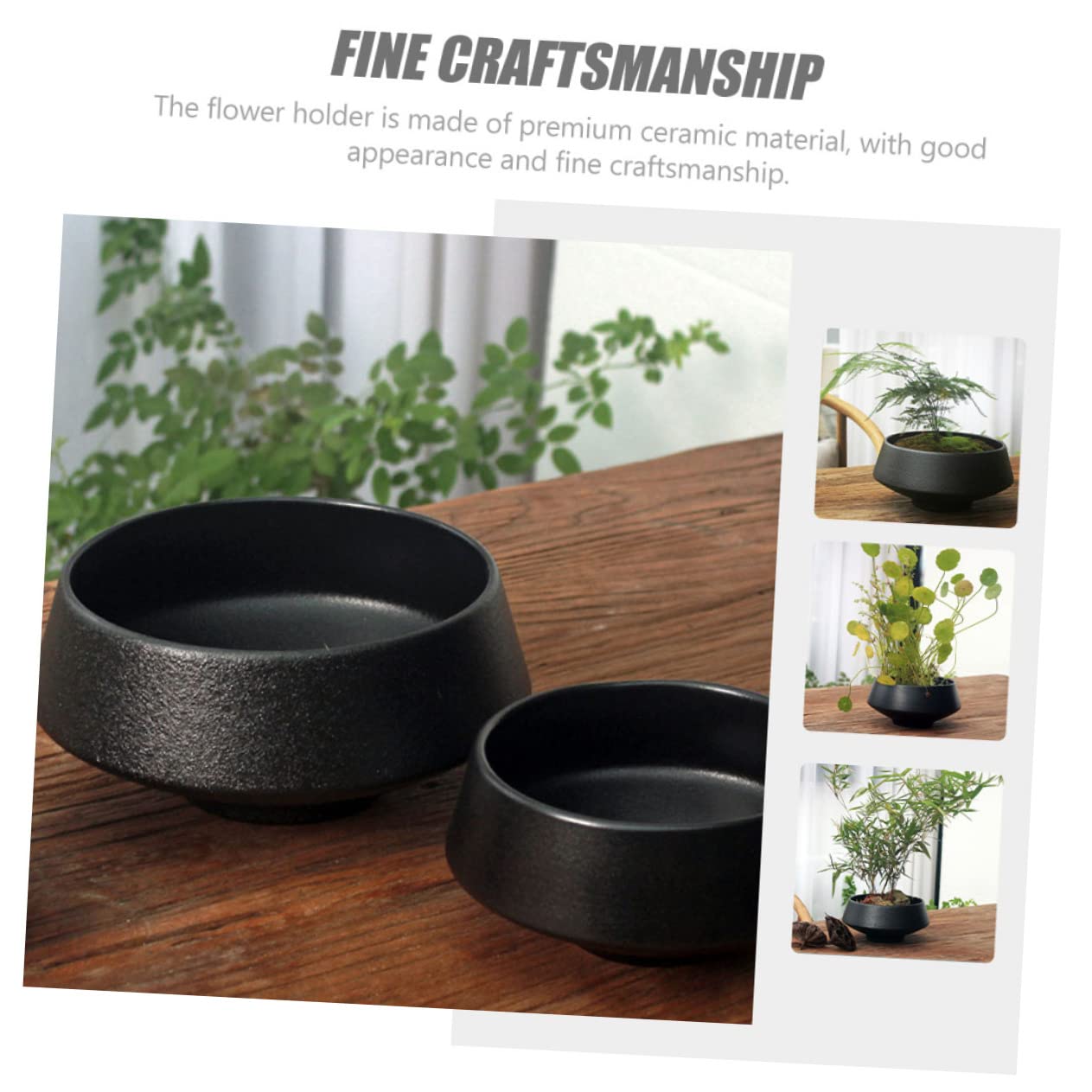 BESPORTBLE 1pezzi Vaso in Ceramica Per Fiori Contenitore Per Fiori Da Tavolo Ornamento Per Vaso Di Porta Composizioni Floreali Super Liscia Superficie Pregevole Fattura