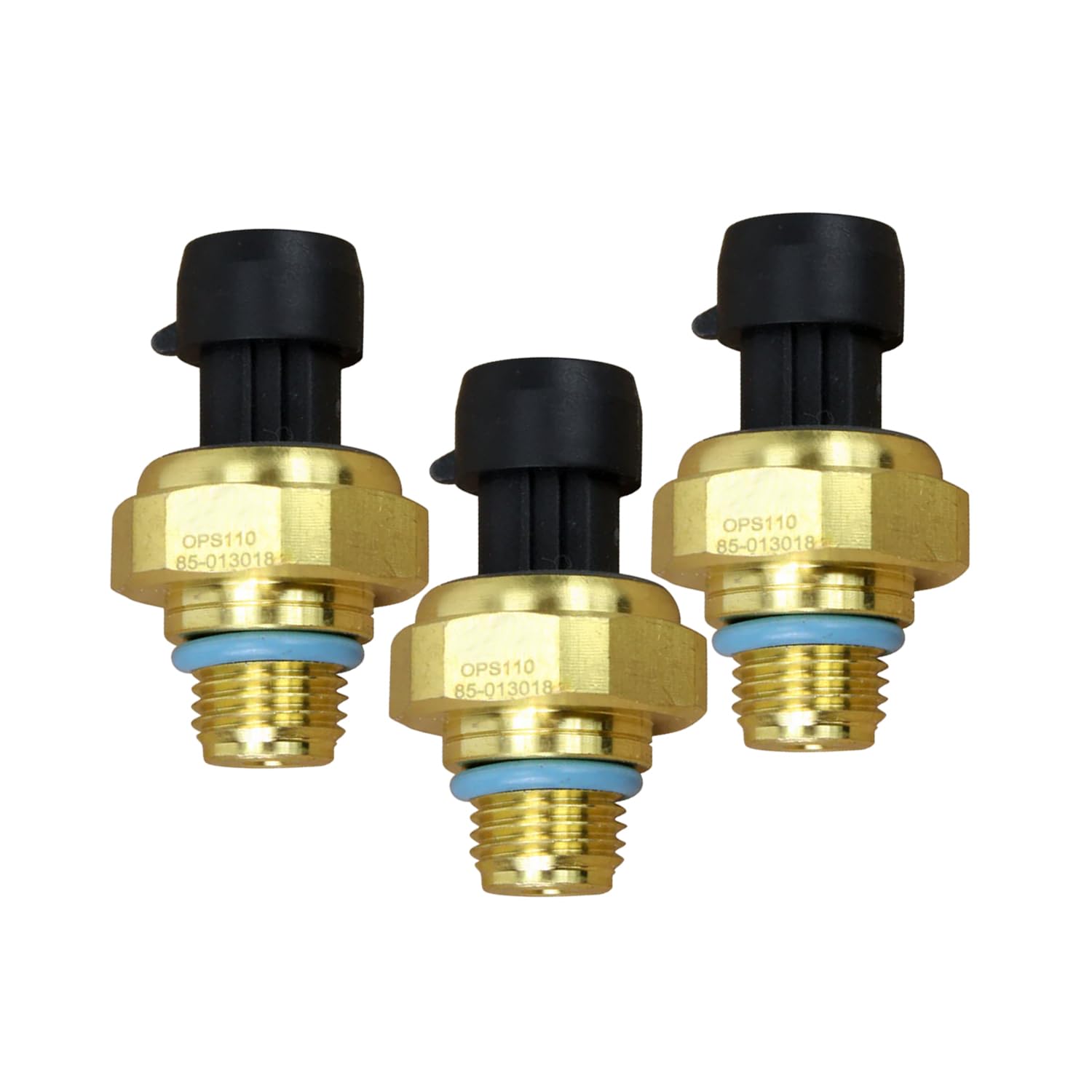 3Pcs Turbo Boost Pressure Sensor 4921501 3048515 3084521 9047113 904-7113 Compatible with Cummins Engine N14 ISM ISX L10