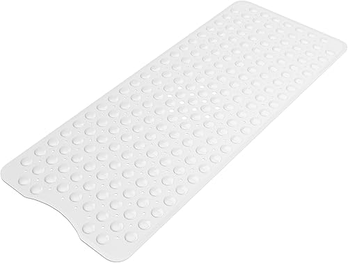 Miniatura 10 de AmazerBath Alfombra de baño antideslizante para bebé, tapete de baño infantil de dibujos animados para bañera, 40 x 16 pulgadas, tamaño completo,