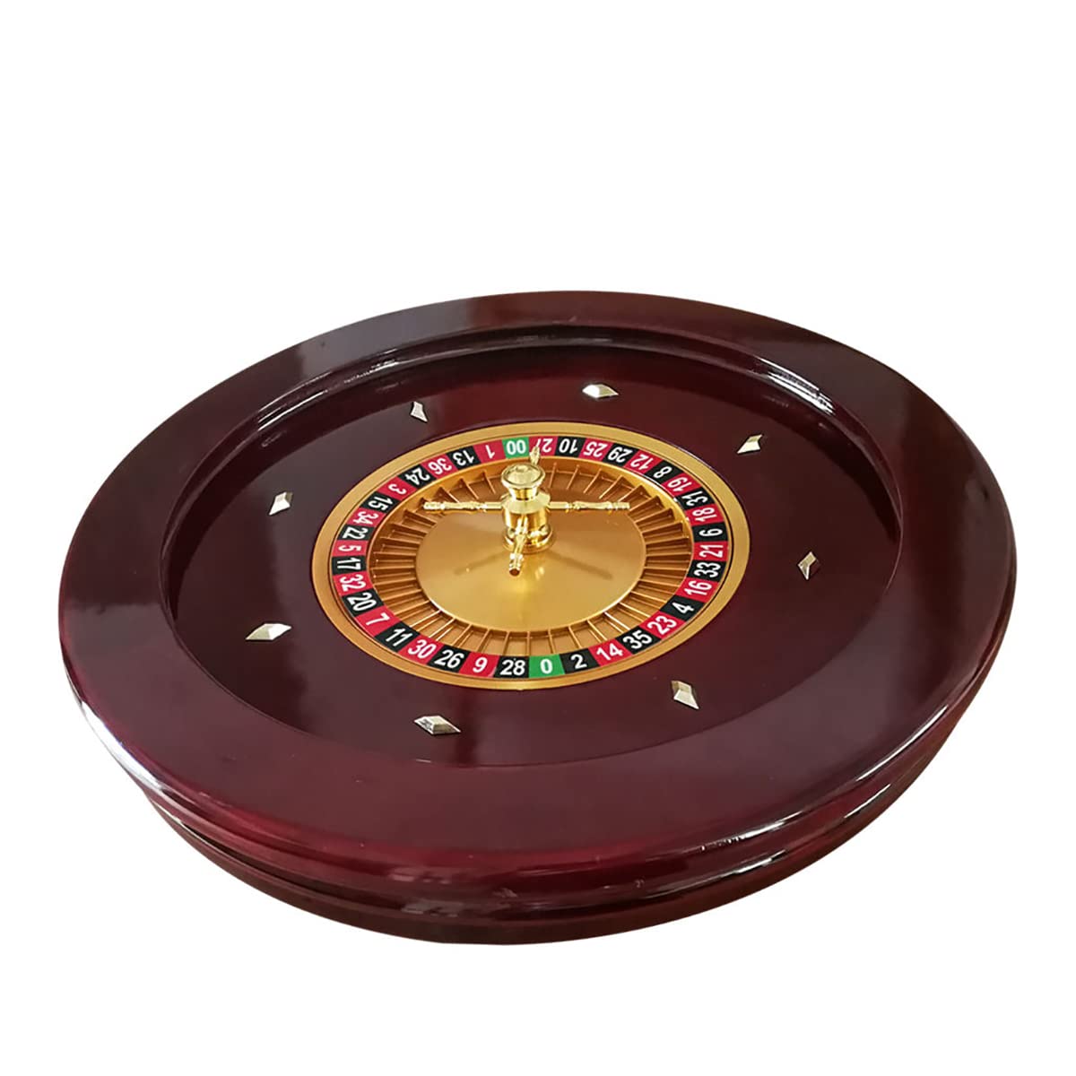 HTDRE casino roulette， 20" Casino Grade Deluxe High Glossy Roulette Wheel