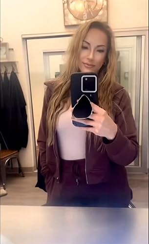 Miniatura 4 de Grips by CRYSTALFY - Soporte para teléfono y teléfono con forma irregular, diseño de ágata negra, borde dorado, soporte plegable expandible para