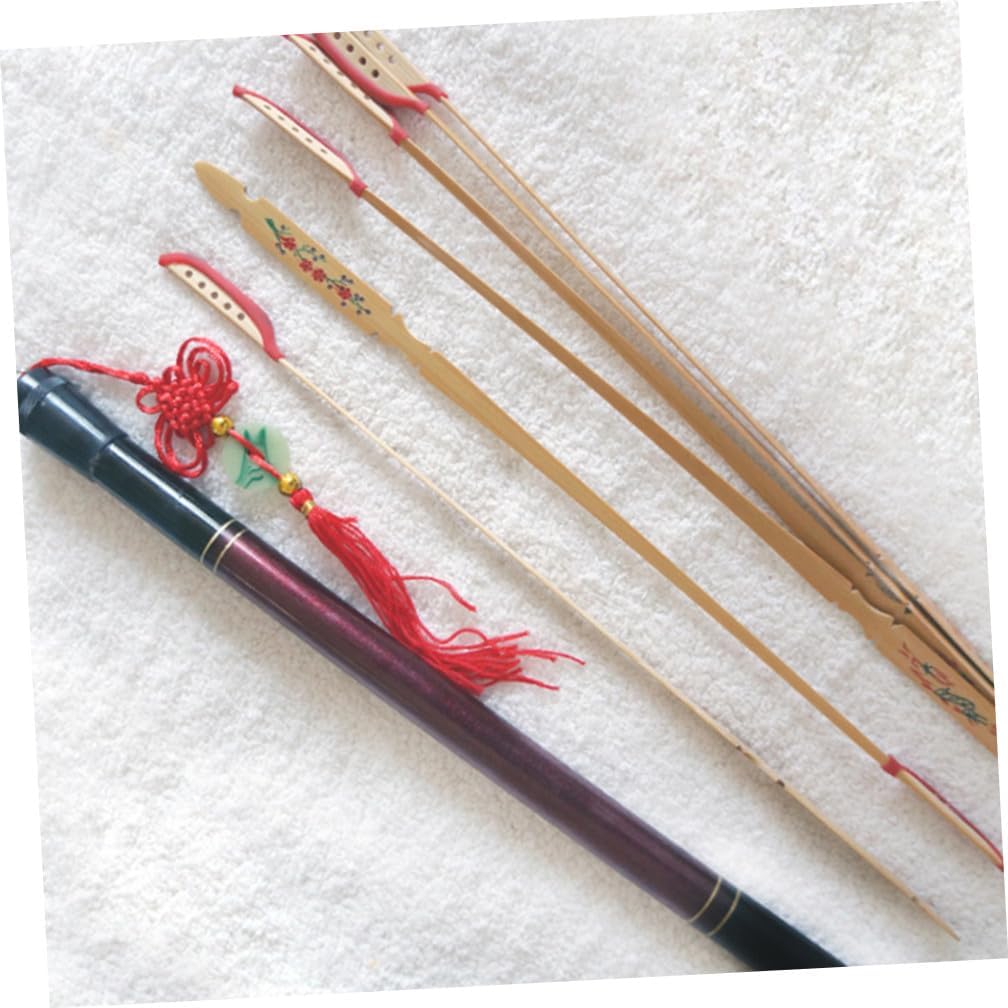 10Pcs Red Thickened Elastic Rubber Tubes Yangqin Tuning Covers Chinese Dulcimer Accessories Yangqin Stick Protective Sleeves for Folk Instrument Maintenance
