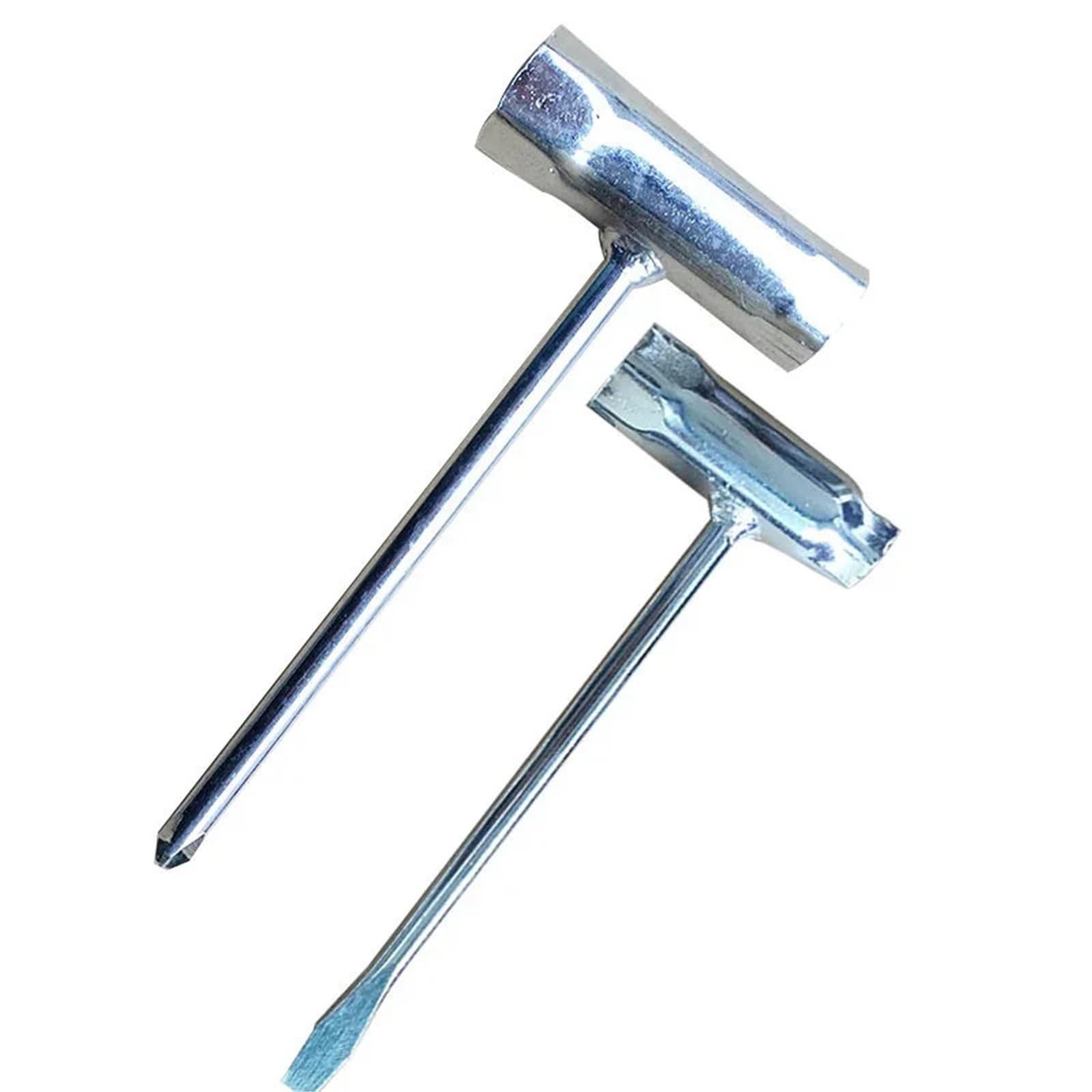 Baynopurin One Color Chainsaw Wrench 2Pcs 13Mm And 19Mm Stainless Steel Wrench For Garden Machinery, Petrol Chainsaws And Brush Cutters