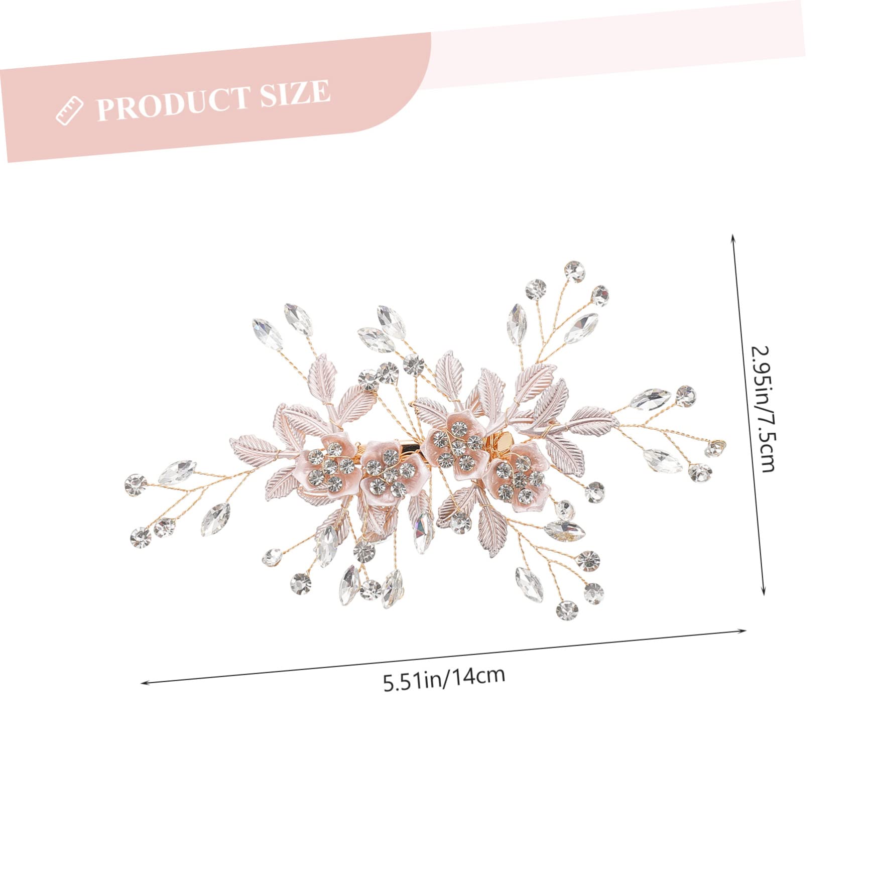 Housoutil 3pezzi Pettine e Decorative Accessorio Per Acconciature Matrimonio Cerimonie e