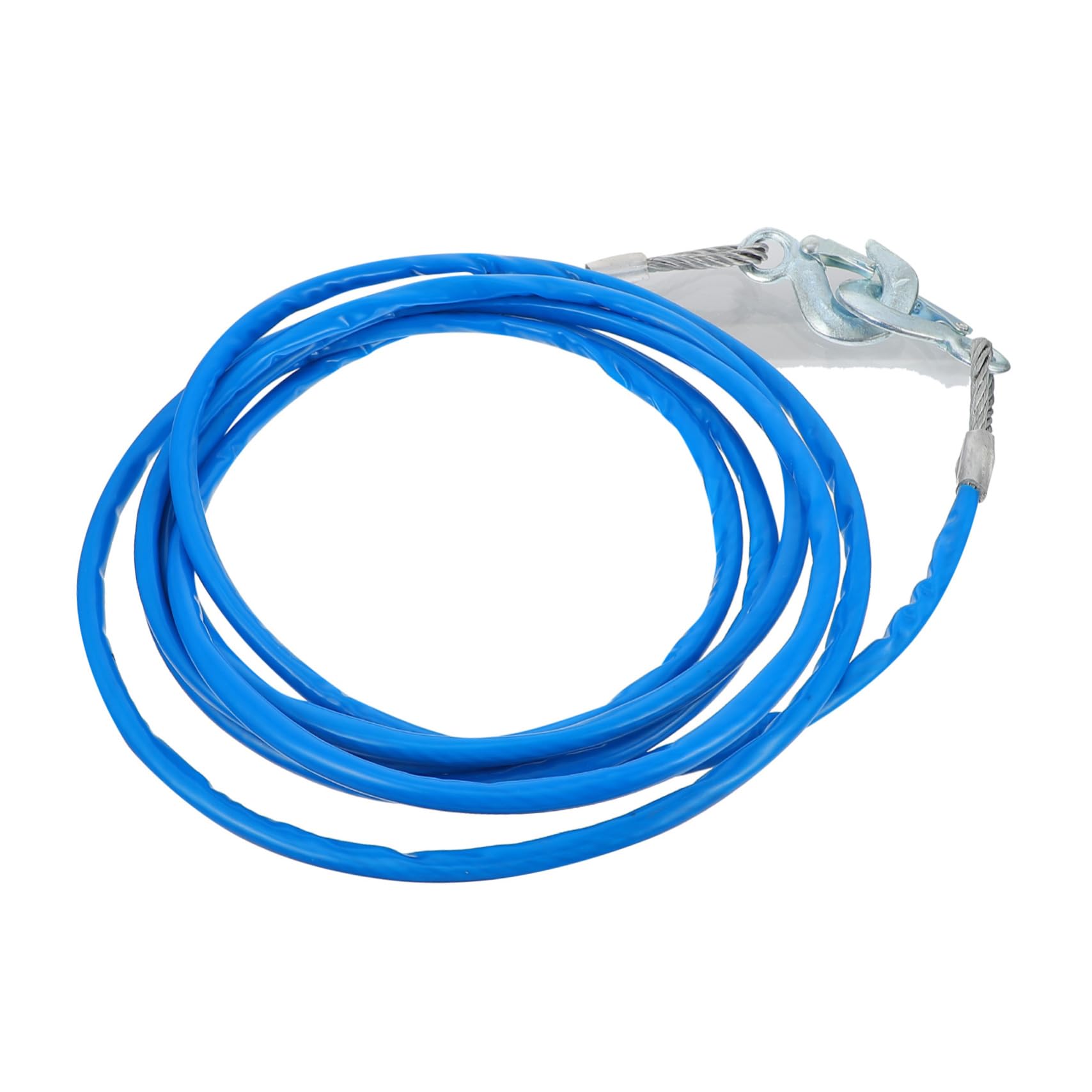 Parliky 1Pc Heavy Duty Trailer Winch Rope Durable Wire Towing Strap for Trucks Cars Atvs Premium Construction Stable Installation Resistant Capacity