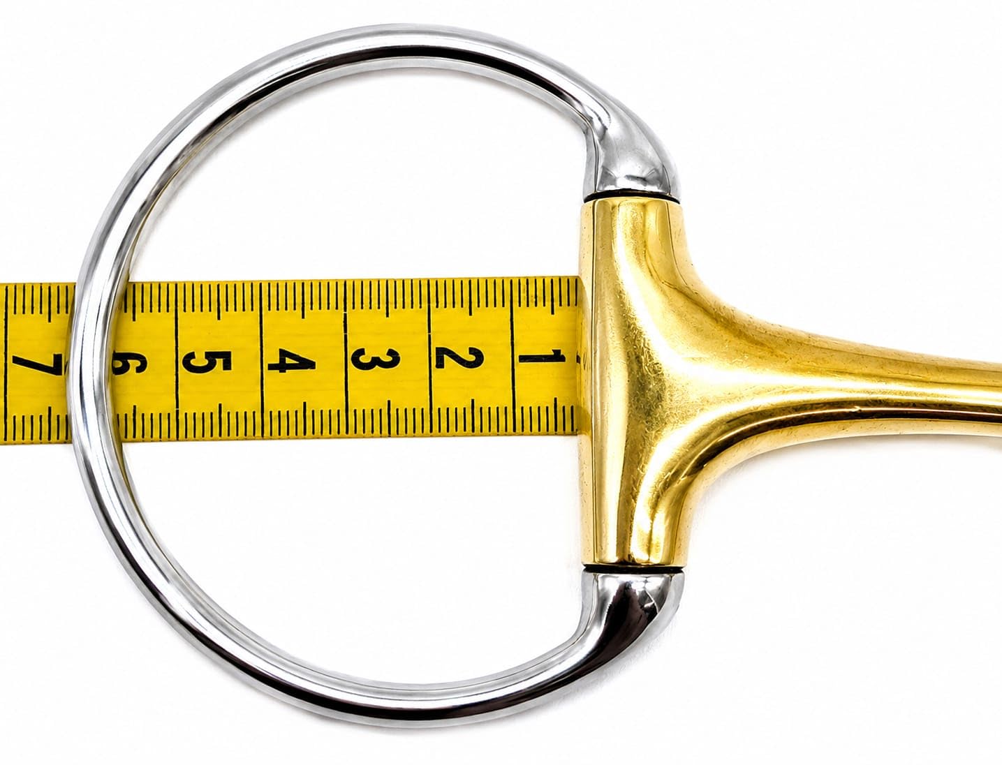 Tysons Breeches D Ring Gebiss Kaltblut Argentan 14,5-18,5 cm Übergröße doppelt gebrochen 15 mm