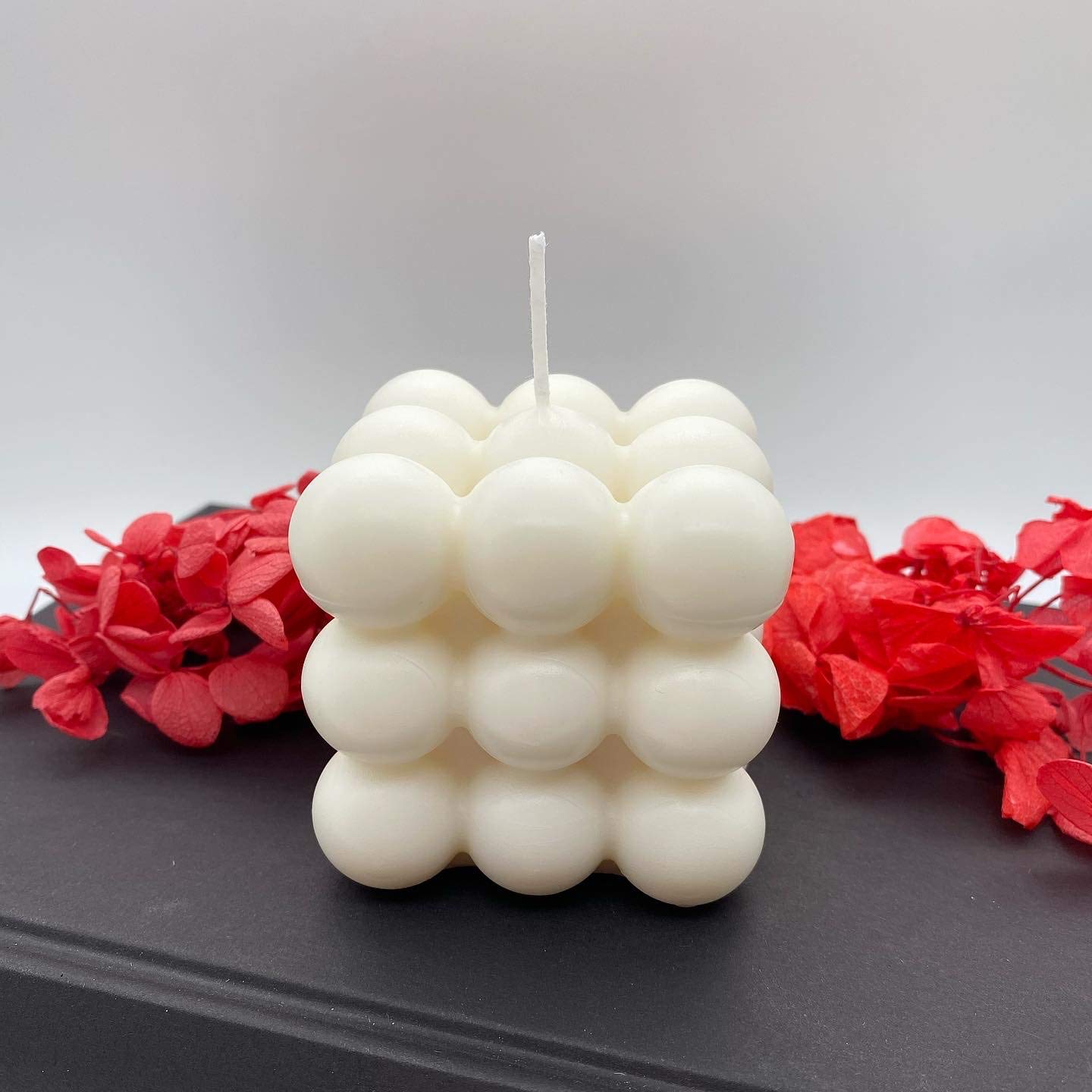 Bubble Kerzen (10 Stück) Größe 6x6x6 cm | Handmade in Germany | Würfel Romantik Candle Deko