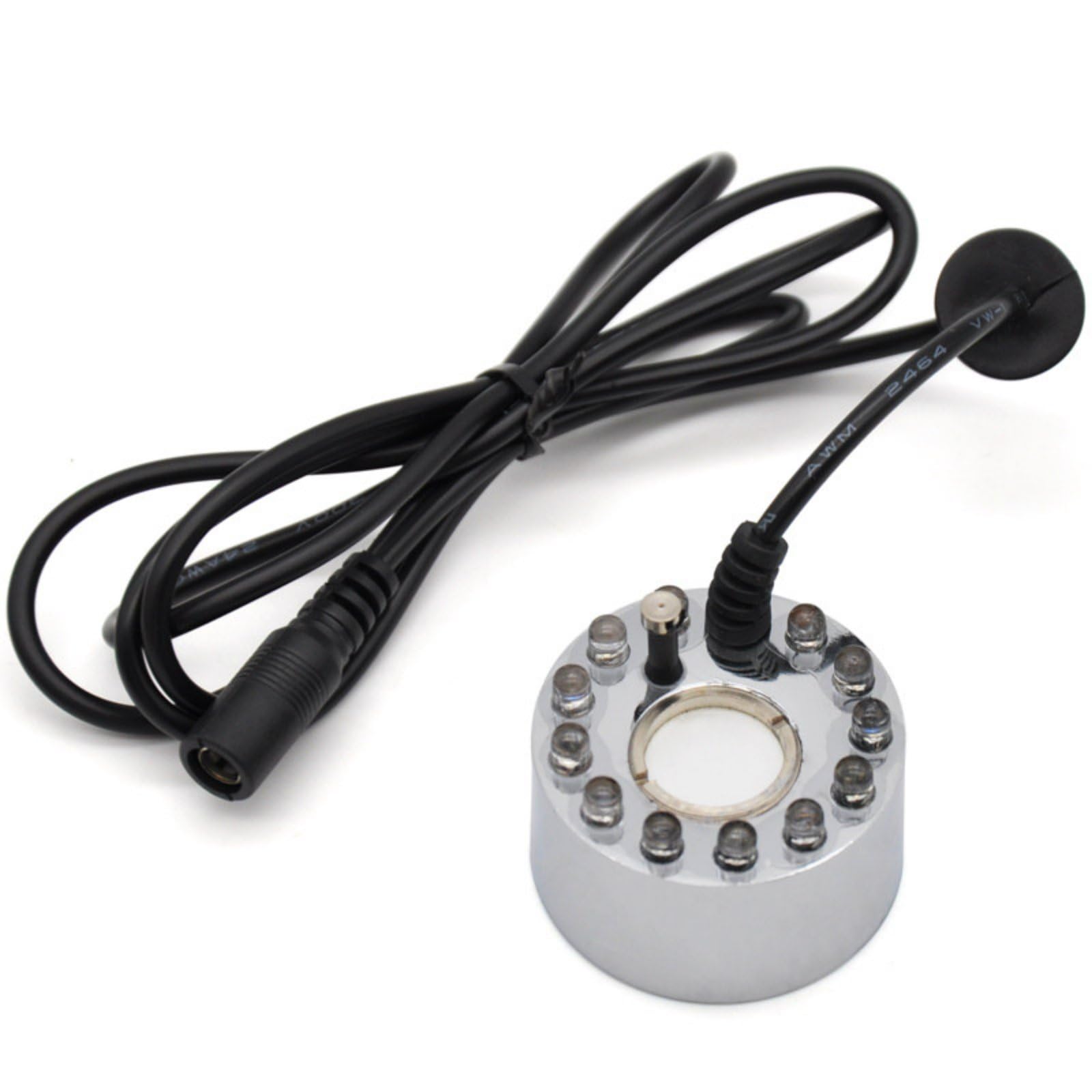 Waterproof High-Frequency Mist Generator Easy to Use Aquatic Aquarium Compact Fogger Energy Saving, Alloy with Light | Air Stones Fish & Aquariums Pet-image-6