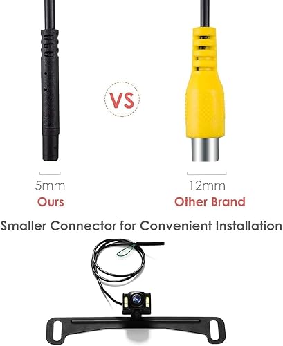 Miniatura 6 de AUTO-VOX Cam1 HD cámara de reserva trasera de coche de la placa de matrícula para camión y RV con las características de IP68 impermeable sensor de
