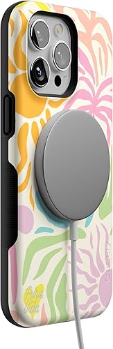 Vista 1525 de Casely - Funda para iPhone 14 Pro Max, Viva La Vida, Frida Kahlo Floral Collage, compatible con MagSafe 10 Frida Kahlo Viva La Vida Collage