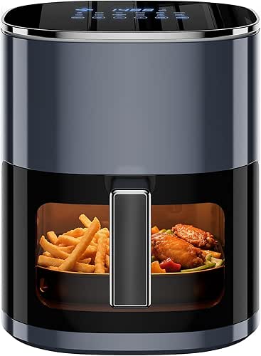 Simple Deluxe 12-in-1 Air Fryer 6.34 Qt, Digital Preset Airfryer