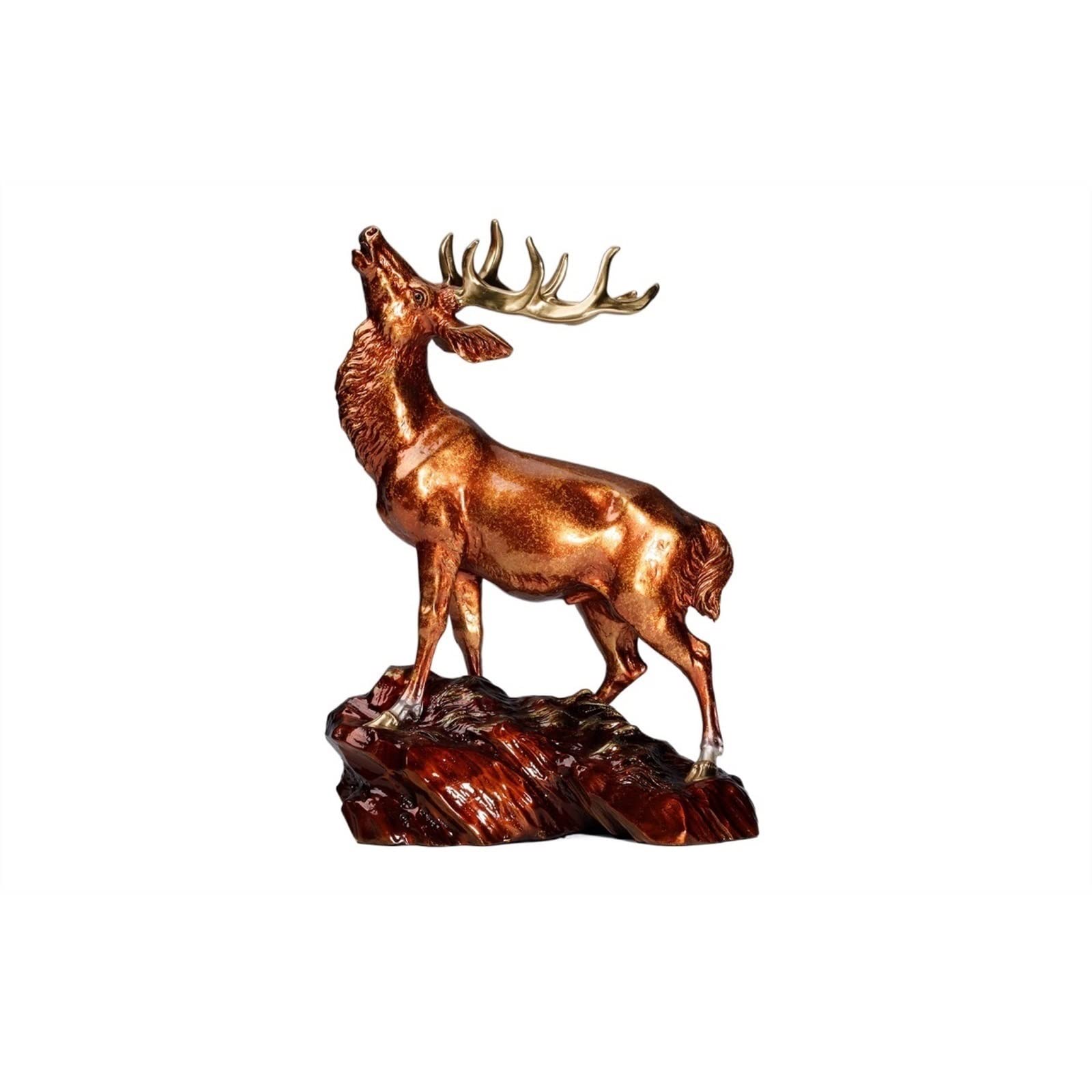 ZZlei2yu-12 Home Decor Ornament Yoyo Deer Bronze Deer Ornaments Home Living Room Entrance Decorations Decoration Housewarming Opening Gift Crafts Colorful Ornament