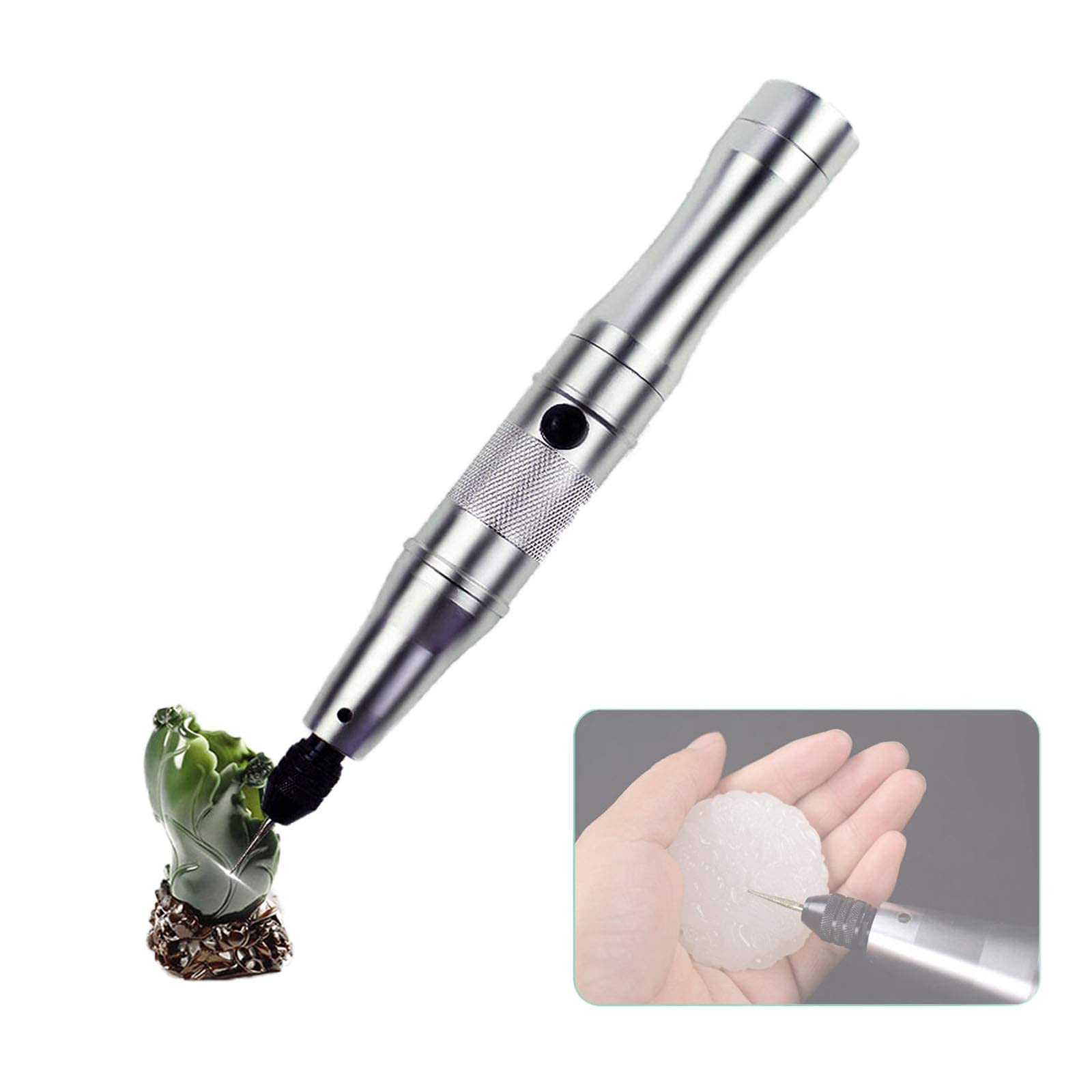 Multifunction Engraving Tool with 3.7V Rechargeable Battery,Mini Scribers,Speed 18000 Rpm,Cordless Engraving Tool Kit for Metal Jade Wooden Eggshell Rotary Tools TTF