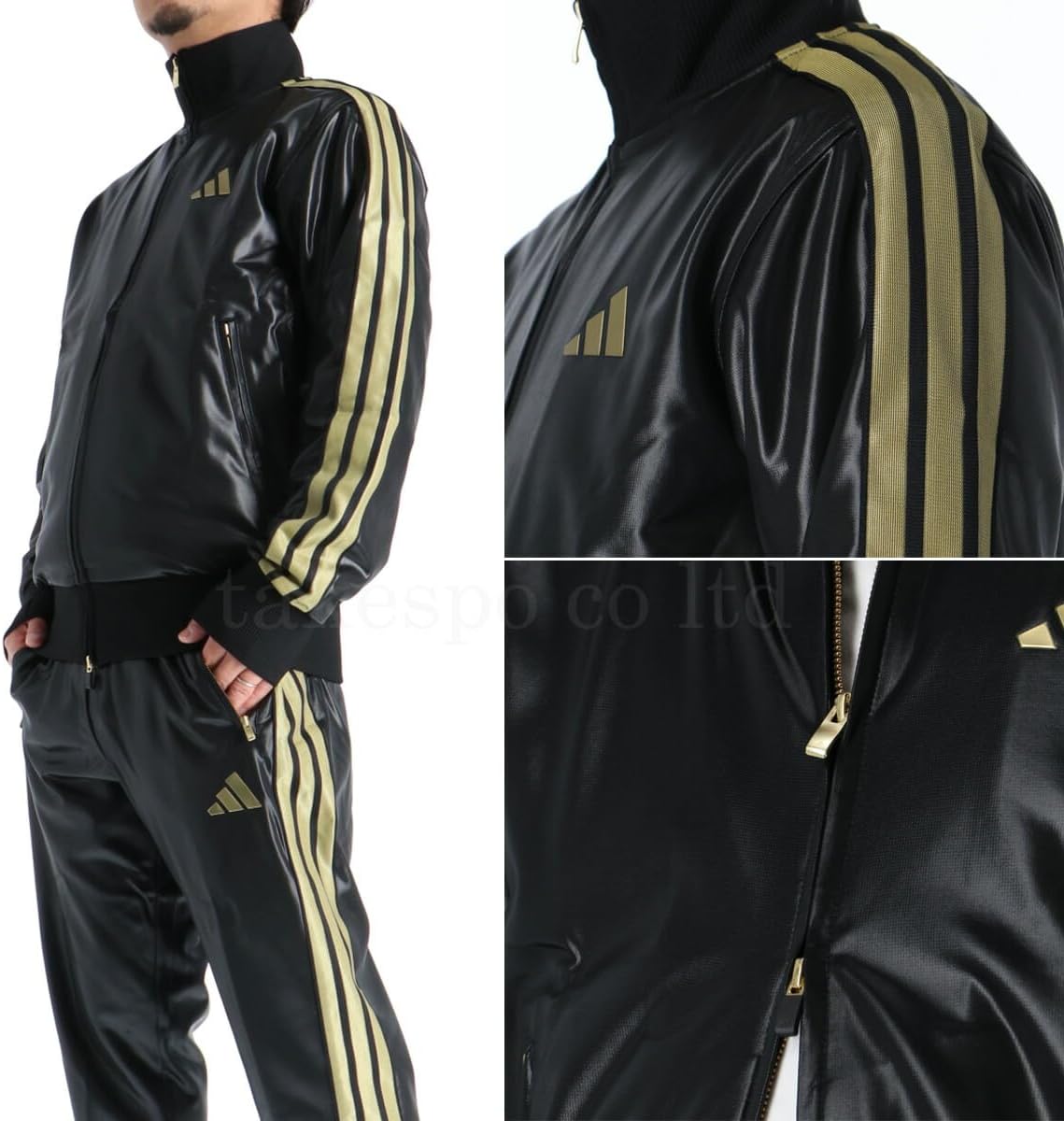 アディダス adidas メンズ ジャージ上下セット リニアロゴ トリコット トラックスーツ(ジャージ上下) HZ2219  （レジェンドインク/ホワイト） - ファッション通販 MAGASEEK(マガシーク) [アディダス] ジャージ メンズ 上下セット コーティング LA421