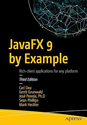 JavaFX 9 by Example 3rd ed. Edition book cover